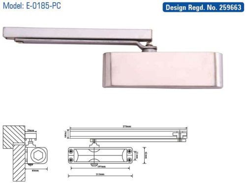 Hydraulic Door Closer (E-0185-PC)