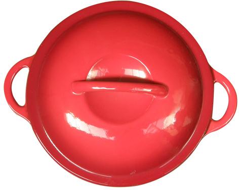 Cast Iron Casserole, Packaging Type : RED