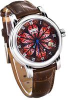 Chens Women's Calf Strap Notre Dame De Paris Dial Watch