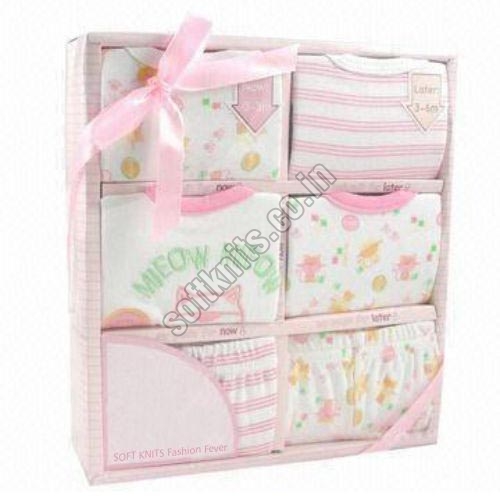 Plain Cotton Baby Clothing Gift Set, Color : Multi
