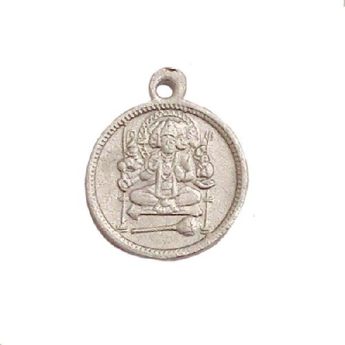 Parad PanchMukhi Hanuman Pendant Locket, Color : Silver