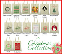 Cotton Canvas Christmas Bags