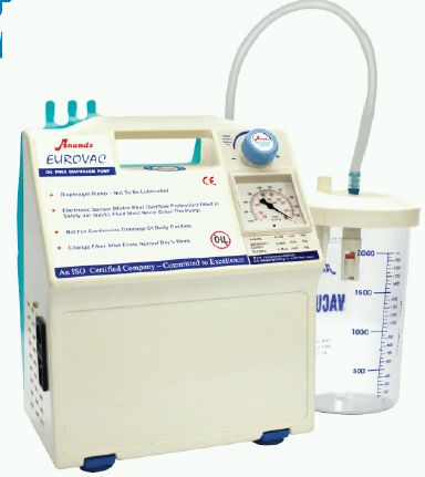 HI-VAC-24464 EUROVAC Portable Suction Machine