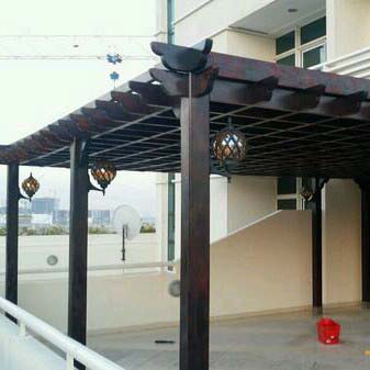 Gazebo Tensile Structure, Cover Material : Hdpe, Net, Pvc