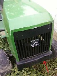 Steel Tractor Hood, Color : Green