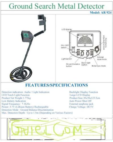 Aluminum Deep Search Metal Detector, Feature : Micro Controller Based