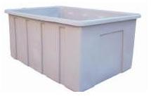 Rectangular Aluminium Industrial Containers, Size : 100x75-150x75Inch, 25x25-50x25Inch