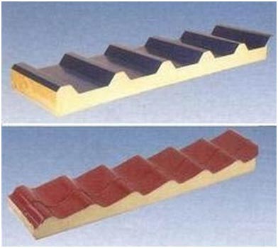 Polyurethane Continuous Sandwich Panels, For Roofing Use, Size : 5x4inch, 6x5inch, 7x6inch, 7x7inch