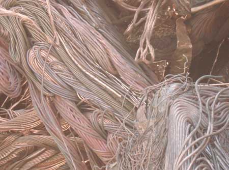 Copper wire scrap, Thickness : 10-20mm