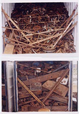 Hms scrap, Scrap Tipe : Bolt, Fittings, Pipe, Wire