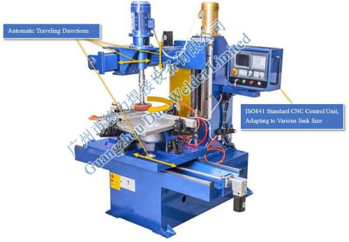CNC Controller Sink Bottom Polishing Machine, Power : 50kva