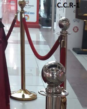 Portable Crowd Control Rope Barrier