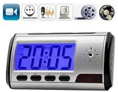 Spy HD Digital Table Clock Camera With Remote