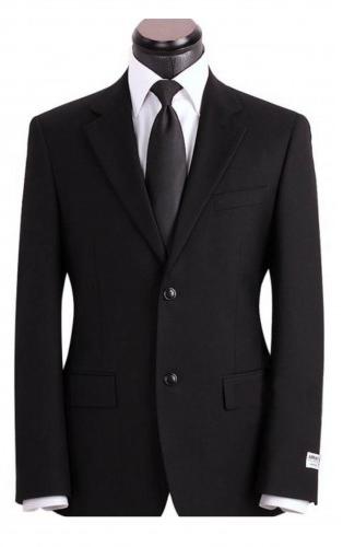 Blazer Grey Twill Weave Two Button Single Brest Blazer