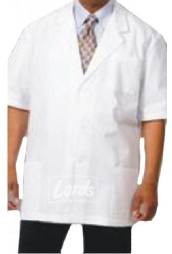 LORDS MILL MADE BLENDED SUITING Doctors Coat Scientist, Color : WHITE