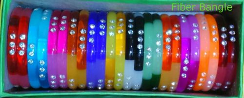 Non Polished Fiber Bangles, Dimension : 2inch, 3inch, 4.5inch