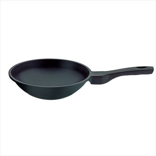 Aluminium Plastic Coated Nandi Die Cast Wok, For Kitchen Use, Pattern : Plain