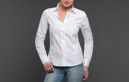 Plain Silk Ladies Shirts, Occasion : Casual