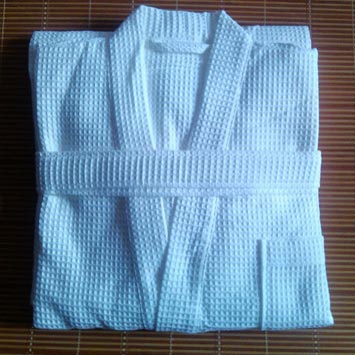 Polycotton Waffle Bathrobe For Hotel