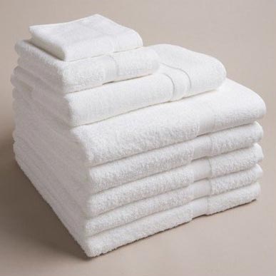 White Cotton Towel For Hotel