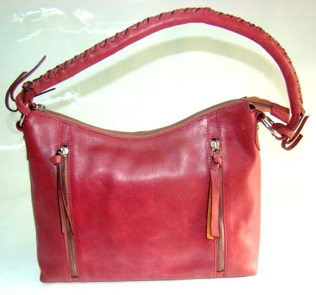 Ladies Leather Handbags, Main Material: : Canvas and leather