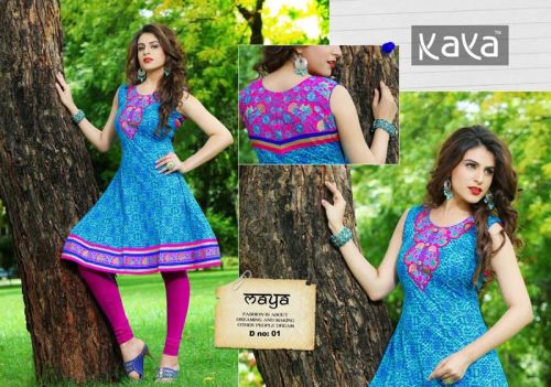Anarkali Cotton Kurtis