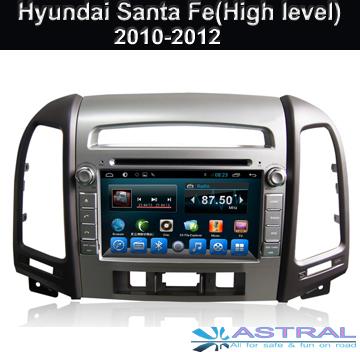 Android Car DVD GPS Player For Hyundai Santa Fe 2010-2012 (high Level)