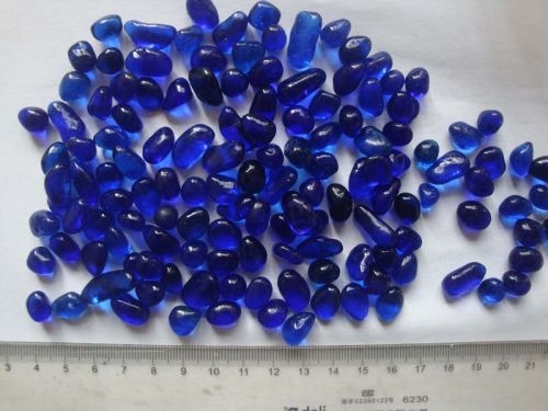 COBALT BLUE Glass Pebbles