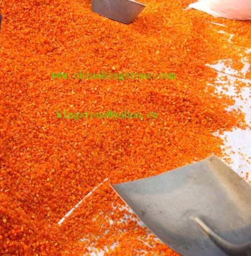 Opaque Orange Glass Sand, Brand Name : KINGSTONE