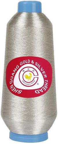 Pure Silver Metallic Yarn