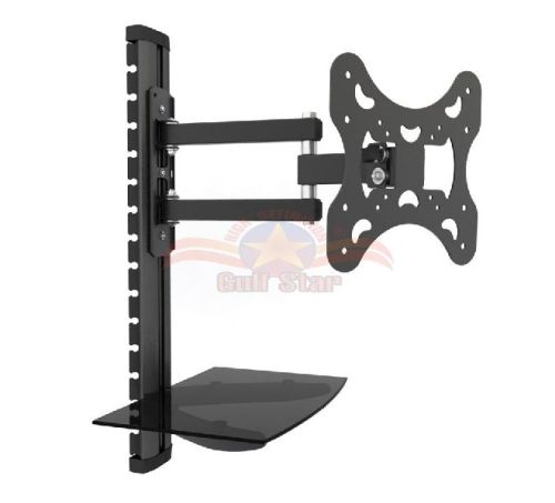 GS 806-9 Swivel TV Bracket, Packaging Type : Stand Black / DVD glass