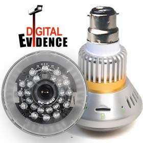 Portable DVR Bulb Camera