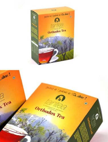 TAN Orthodox Leaf Tea Box - Packaging