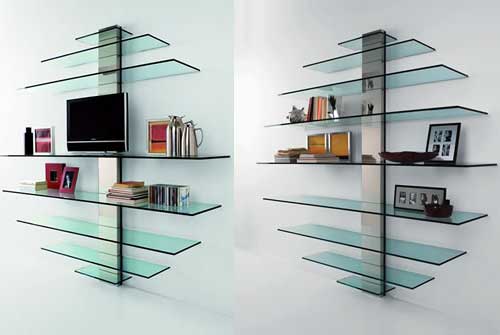 Tempered Glass Corner Shelf