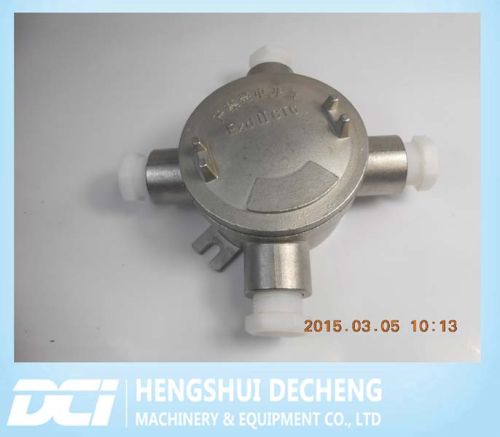 Standard Stainless Steel Explosion Proof Junction Box With 4 Outlets