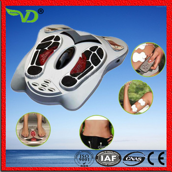 Electronic Pulse Foot Massager, Packaging Type : Silver