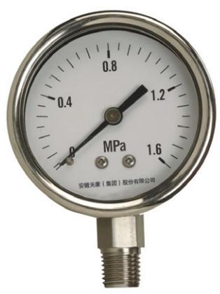 Yb Stainless Steel Pressure Gauge