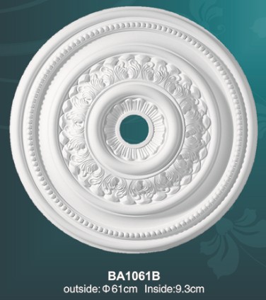 PU Ceiling Medallion outter 61cm, inner 9.3cm, Brand Name : DELEX