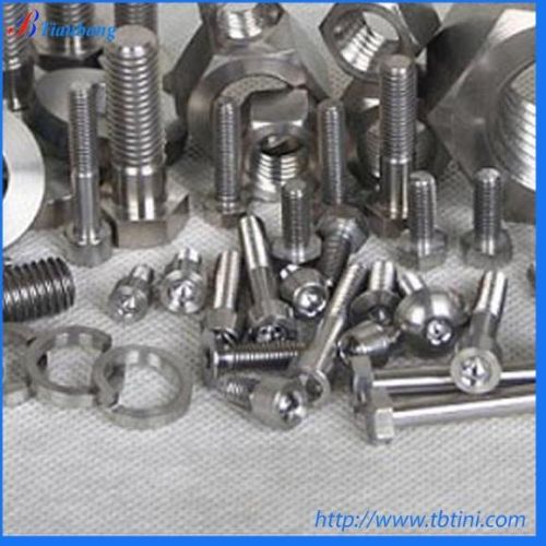 Din Asme Standard Gr5 6al4v Titanium Bolt Screw Fastener