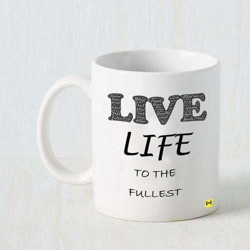 Designer White Coffee Mug