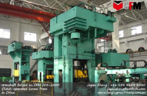 J55-2500t Clutch-operated Screw Press