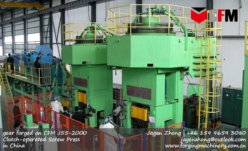 J55-800t Clutch-operated Screw Press