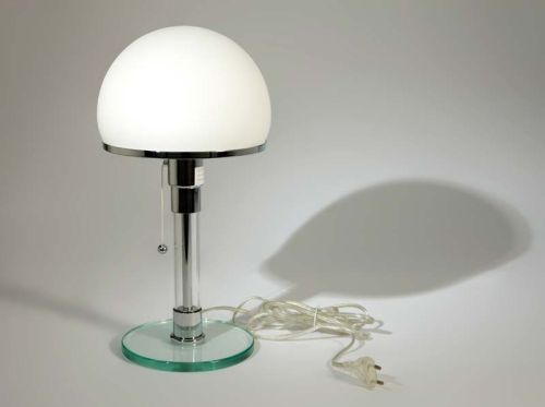 Steel & glass Wilhelm Wagenfeld Bauhaus Desk Lamp