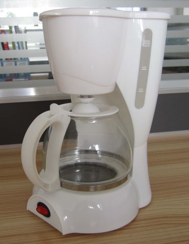 .7l 4-6 Cups 550-650w White Drip Coffee Maker