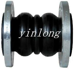 Double Rubber Expansion Joint, Connection : Flange