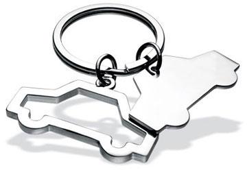 Car Shaped Metal Key Ring