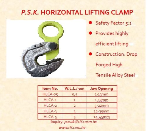 Horizontal Lifting Clamp, Packaging Type : Green
