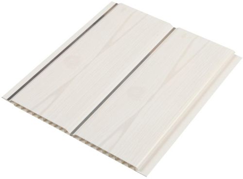 White Wooden Grain PVC Ceiling