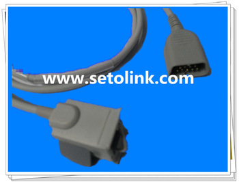 Nihon Kohden Db9 Pin Adult Finger Clip Spo2 Sensor For 0.9m