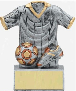 Polyresin Soccer Ball Plaque 4.25inch